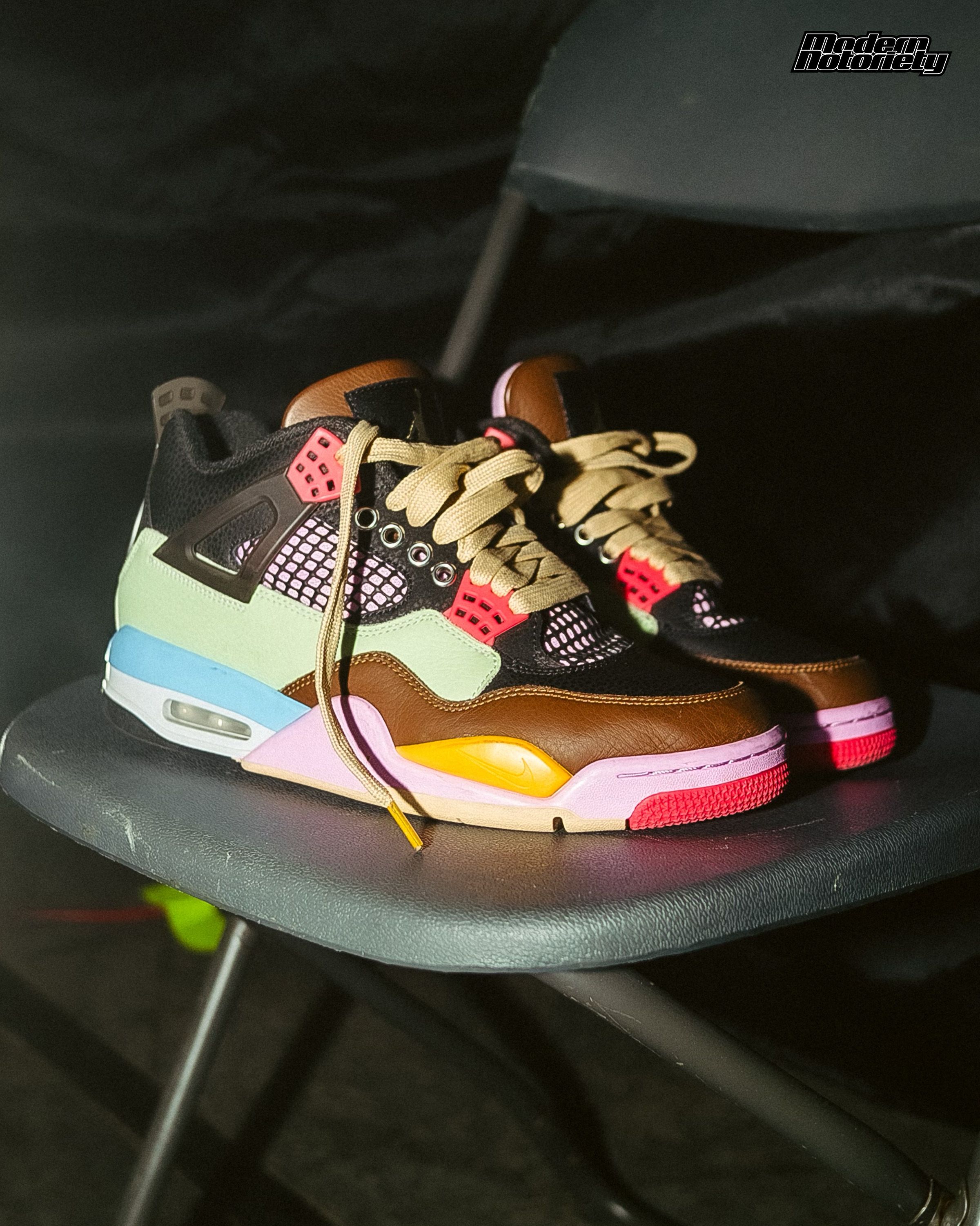 J Balvin x Air Jordan 4 collaboration via Modern Notoriety/X.