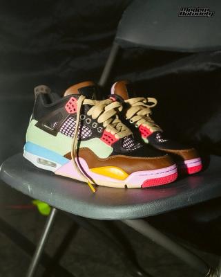 J Balvin x Air Jordan 4 collaboration via Modern Notoriety/X.