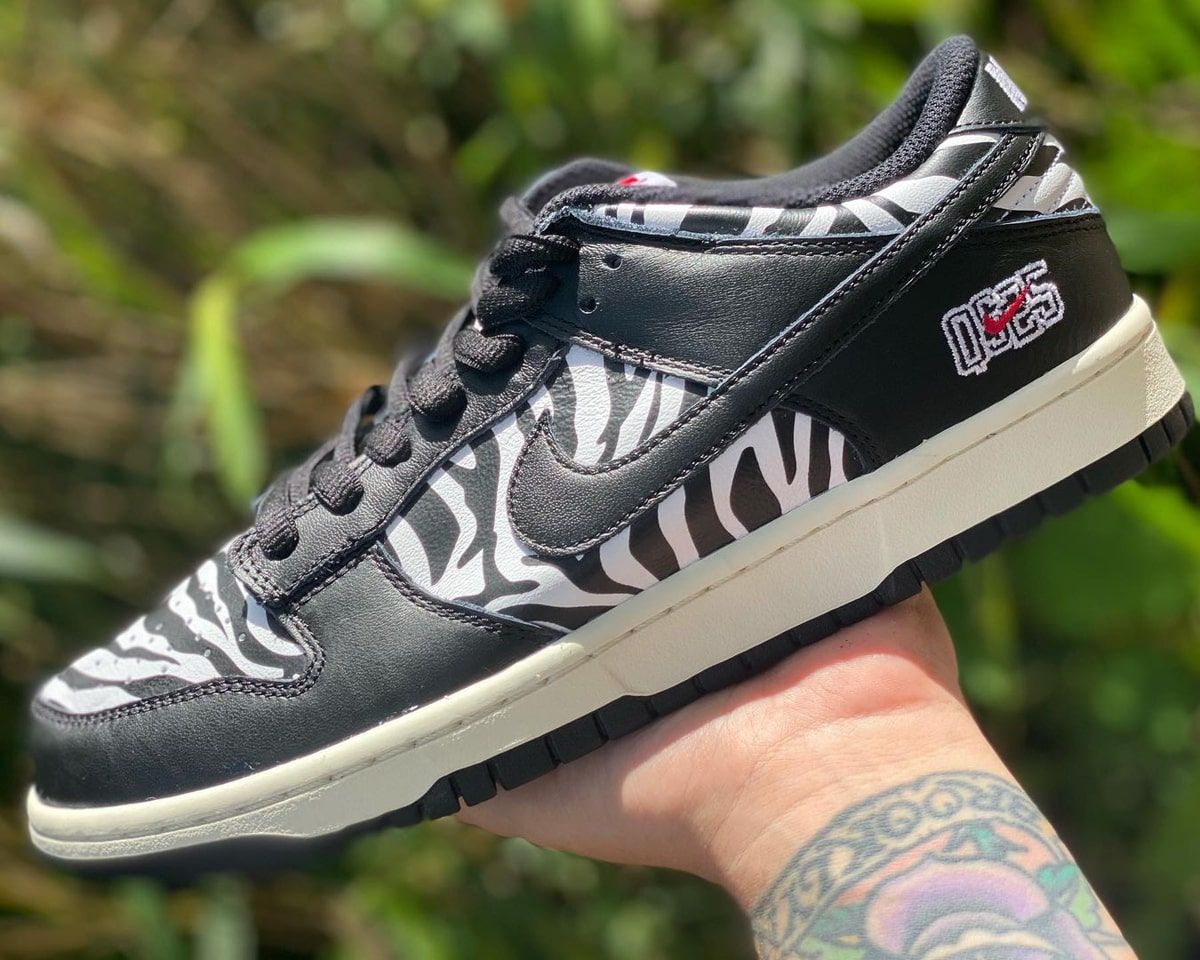 Official Images // Quartersnacks x Nike SB Dunk Low “Zebra Cakes