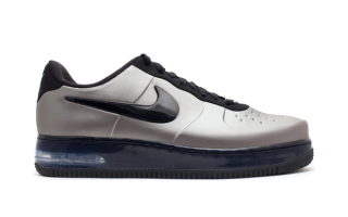 Nike Air Force 1 Foamposite "Pewter/Black" 2012 Release. Photo via StockX.