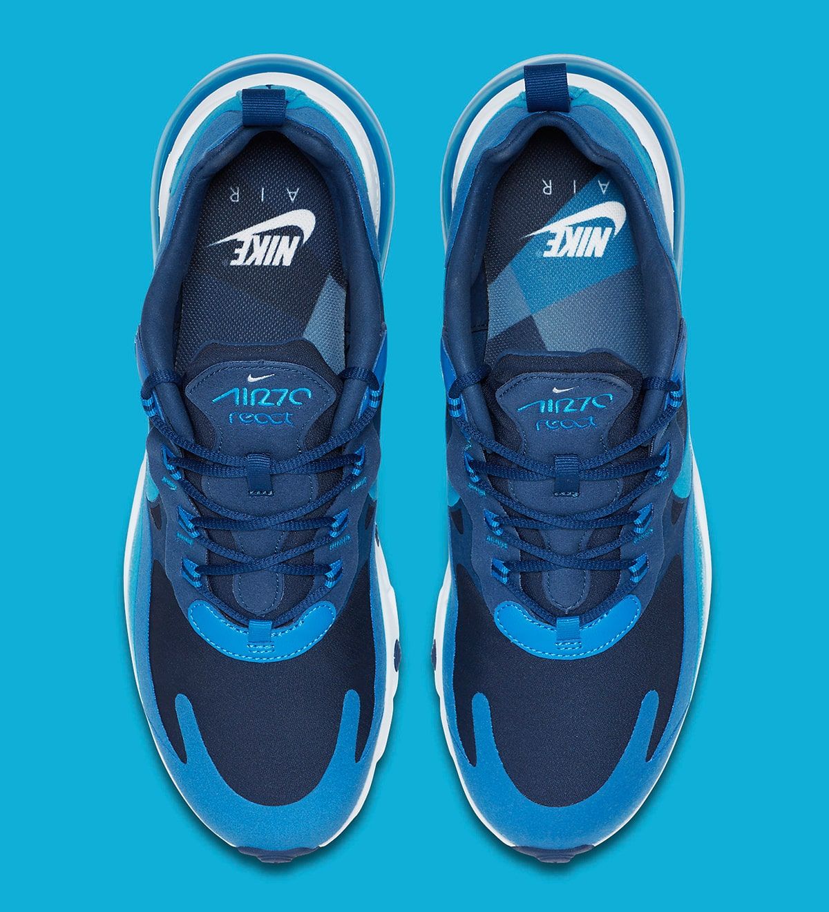 Nike air 27 react on sale blue