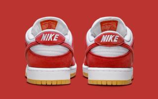 orange label nike sb dunk low red suede fj1674 600 4