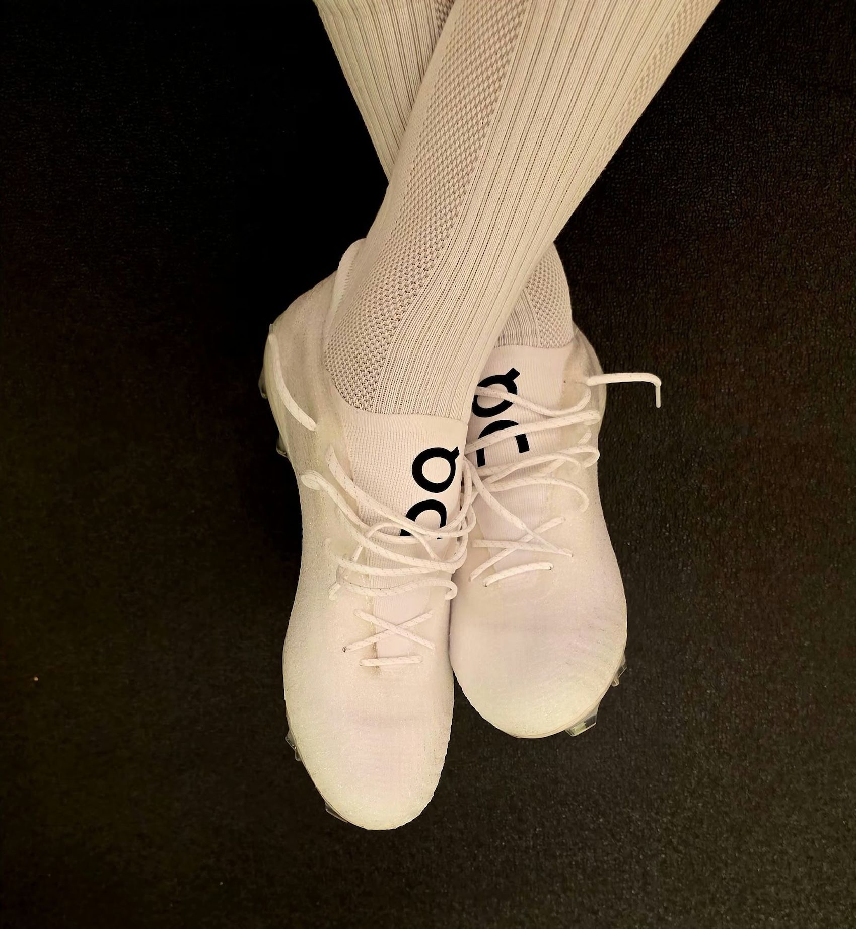 Thierry Henry wearing On LightSpray™ Football Boots Prototype. Photo via Thierry Henry.