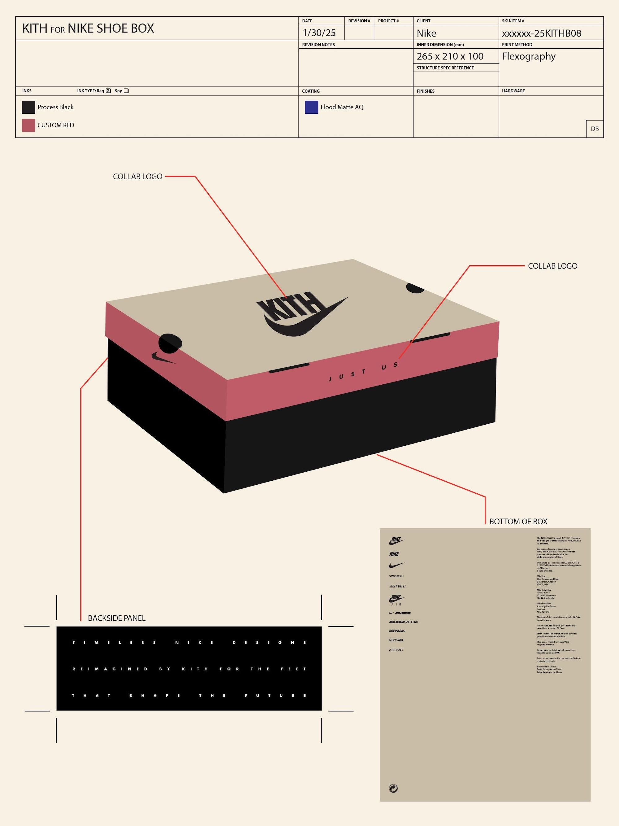 Kith x Nike Shoe Box. Photo via Ronnie Fieg.