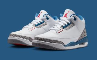 Air Jordan 3 OG "True Blue" collection.