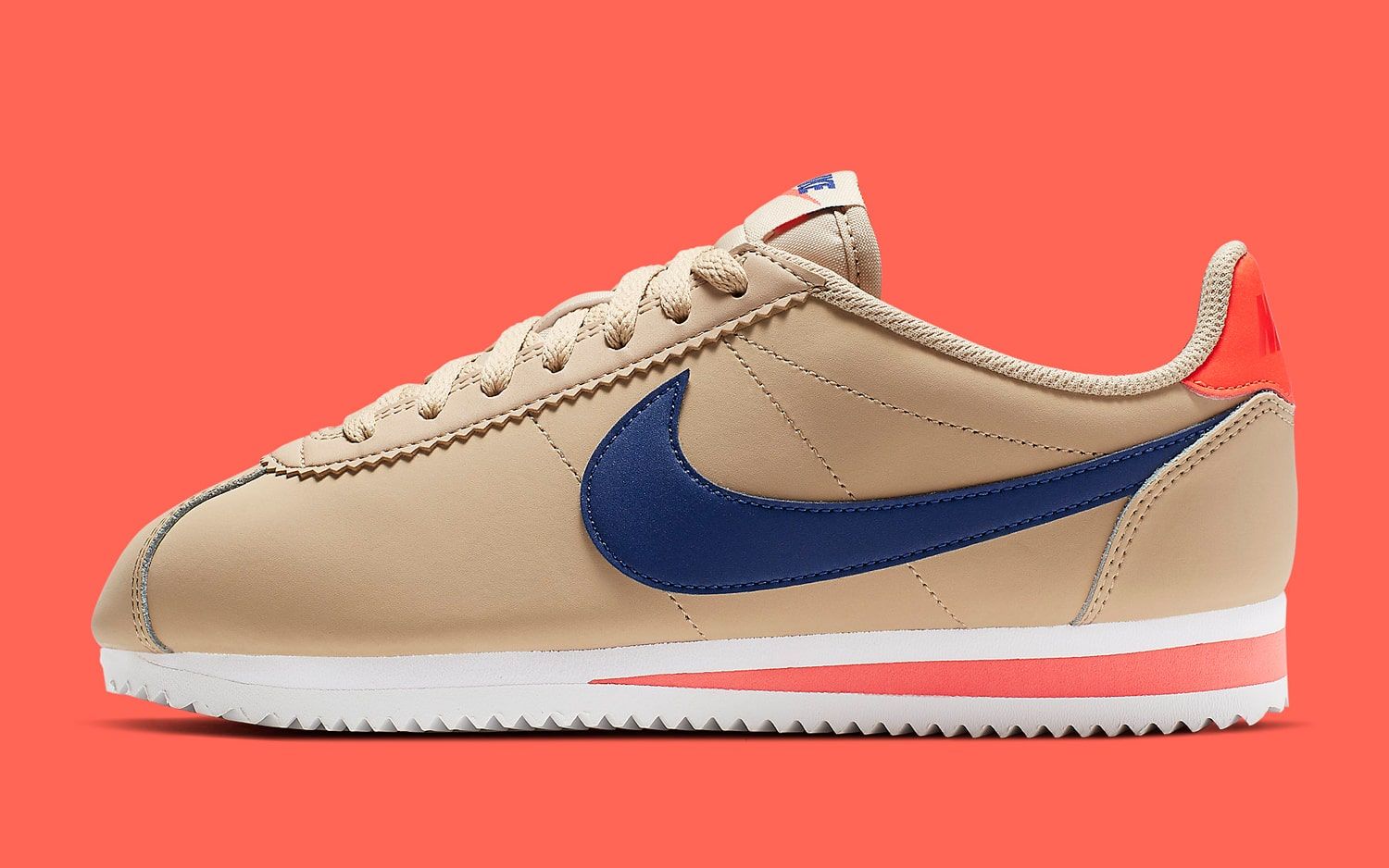 Nike Women's Classic Cortez Leather White/Red/Royal