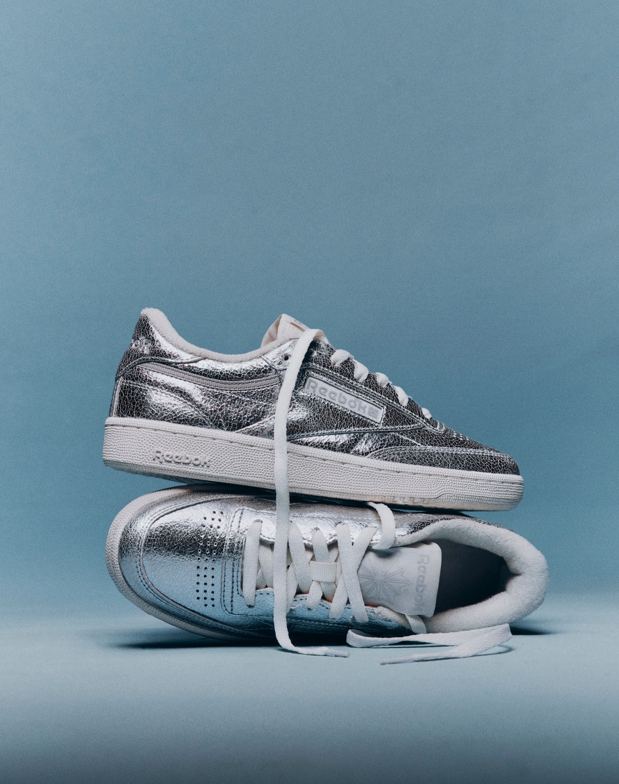 Women's Reebok Club C 85 "Silver Metallic" (SKU: 100271719). Photo via Reebok.
