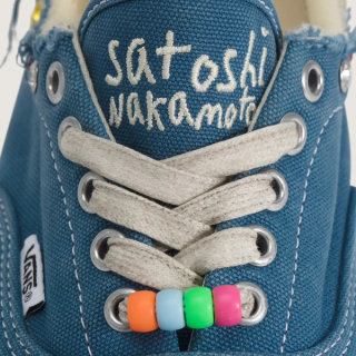 Satoshi Nakamoto x Vans Era 95 Gems "Blue" (SKU: VN00114ESN0). Photo via Vans.