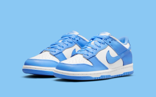 University Blue Dunk Low Returns March 8th in Kid's Sizes