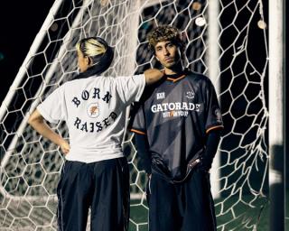 Born X Raised x Gatorade, football-inspired apparel items for Summer 2026.