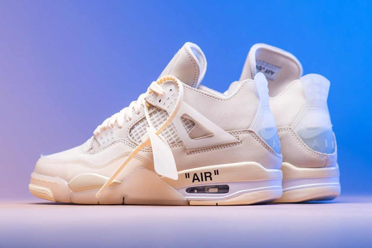 Air jordan 4 x clearance off white