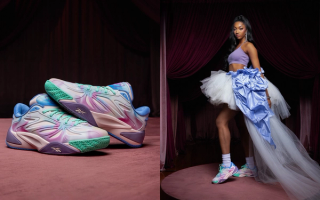 Reebok Angel Reese 1 "Unapologetically Angel" basketball shoe.