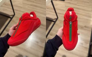 Converse SHAI 001 "Winter Red" basketball sneaker expected to release before Christmas Day 2025.