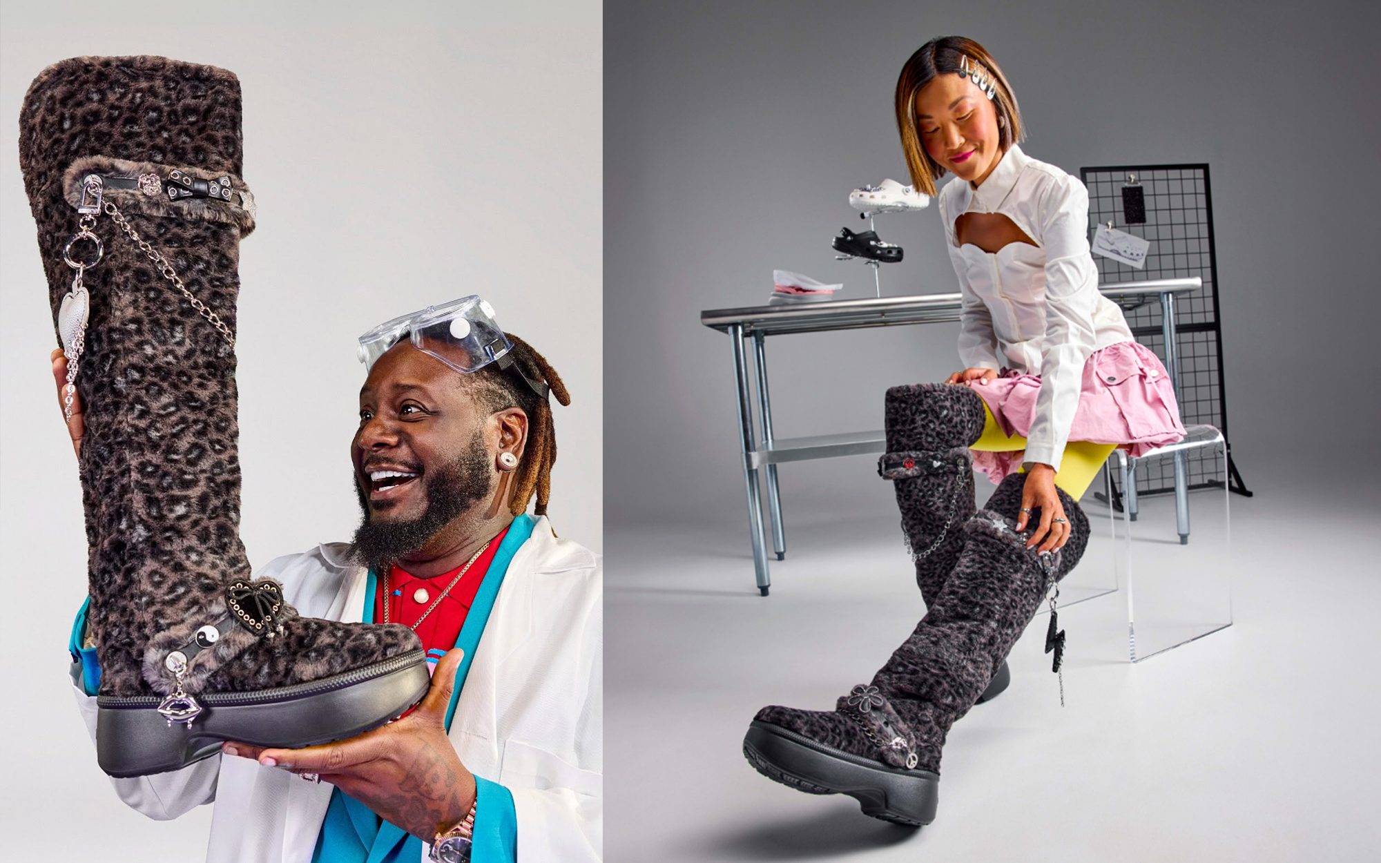 Crocs Enlists T-Pain to Announce Knee-High Boots (with the Fur