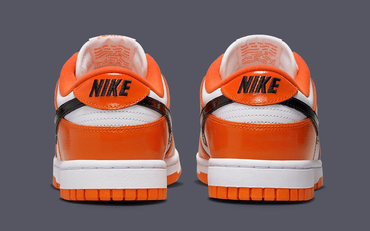 Nike Presents the Dunk Low in White, Orange and Black Patent