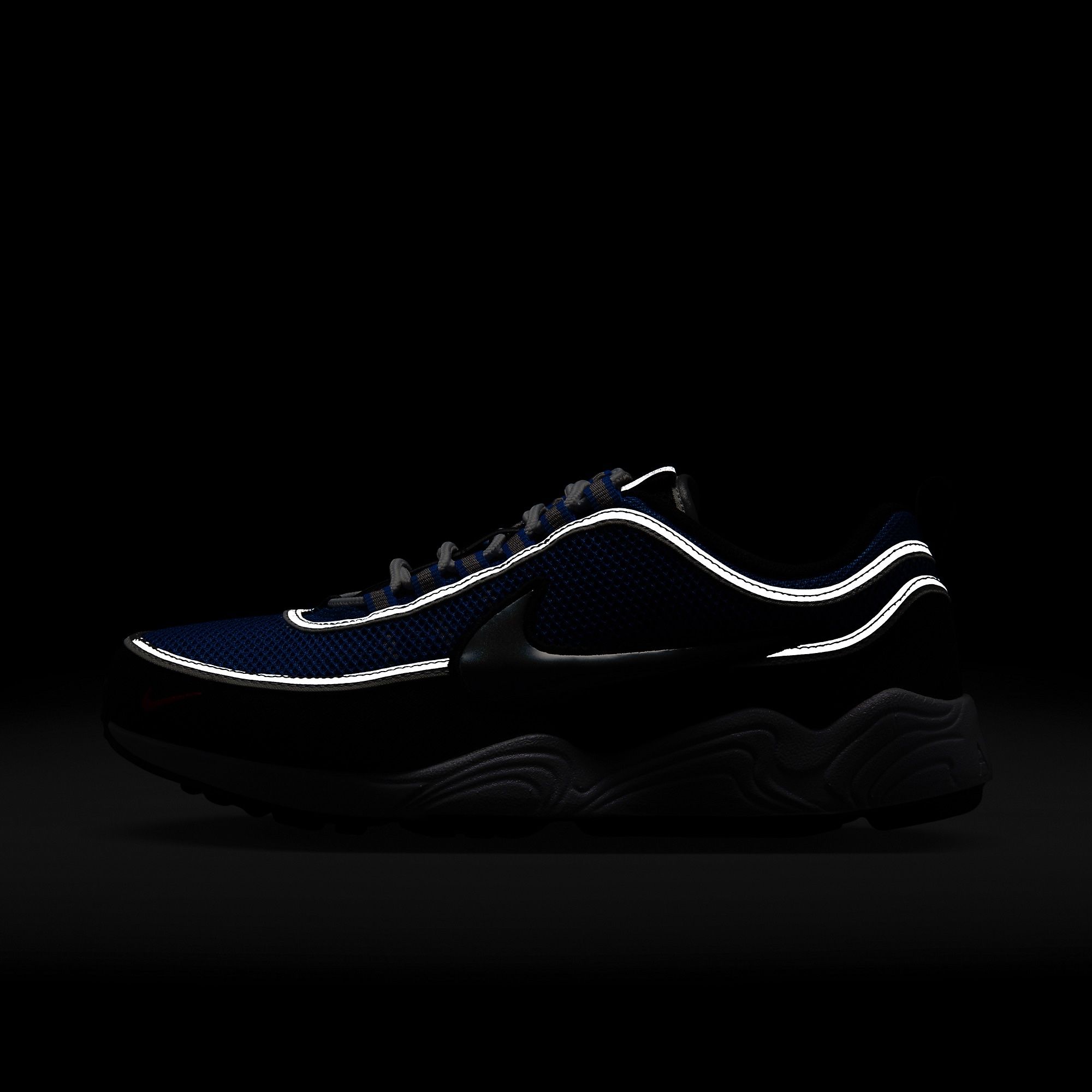 【NIKE】Air Zoom Spiridon Black and Signal Blue Air Zoom Spiridon SP - Signal Blue/Metallic Luster/Black
