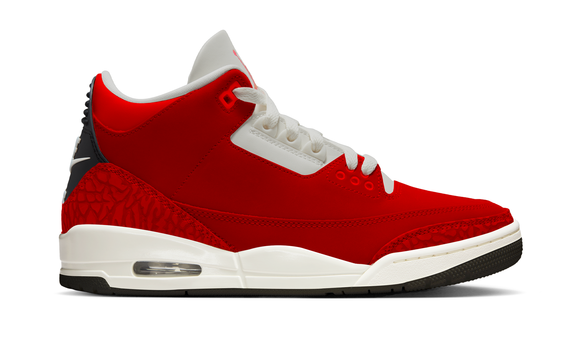 all red retro 3