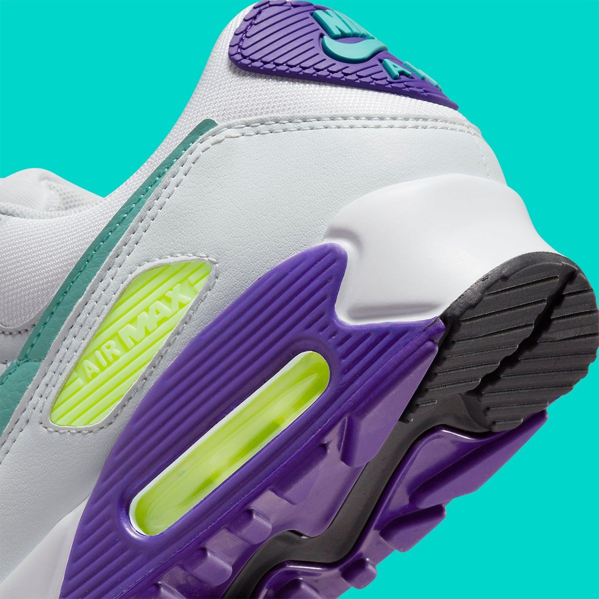 air max 90 purple and teal