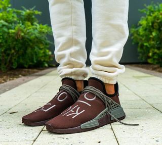 adidas Originals x Pharrell Williams HU sneakers in brown