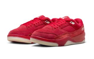 The Jordan Flight Court Dresses in Red Suede for Valentine's Day