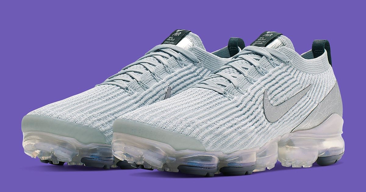 Available Now // The VaporMax Flyknit 3 Appears with Purple Iridescent ...