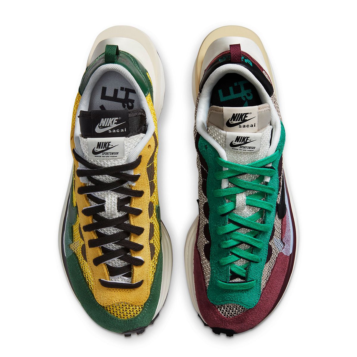 Where to Buy the sacai x Nike VaporWaffle “Tour Yellow” and “Villain Red” |  House of Heat°