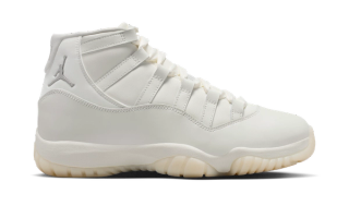 Women's Air Jordan 11 "Pearl" retro forming part of the sneaker's 30th Anniversary Collection.