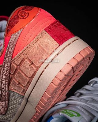 clot nike orange dunk low what the fn0316 999 release date 16