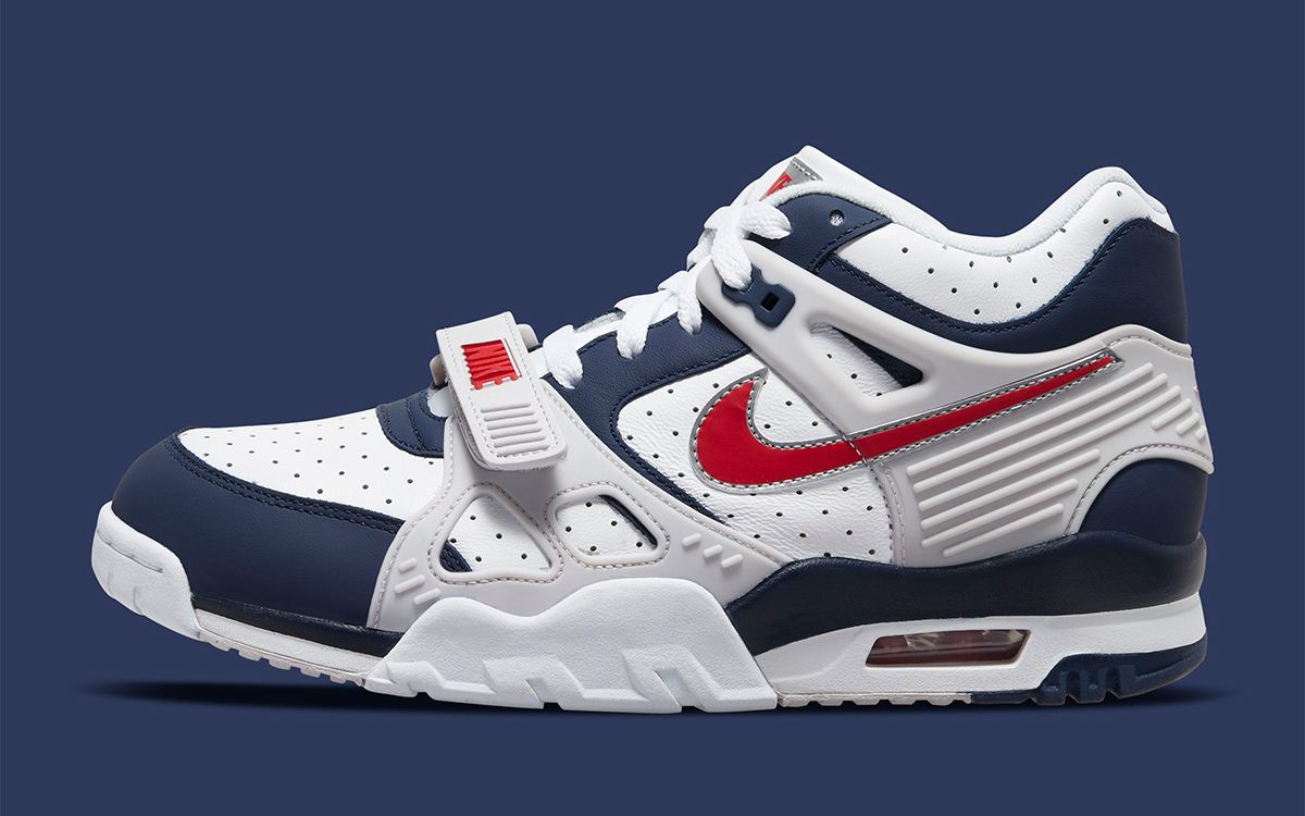 Nike Air Trainer 3 USA store Midnight Navy Blue Red Bo Jackson CN0923-400 Mens Size 9