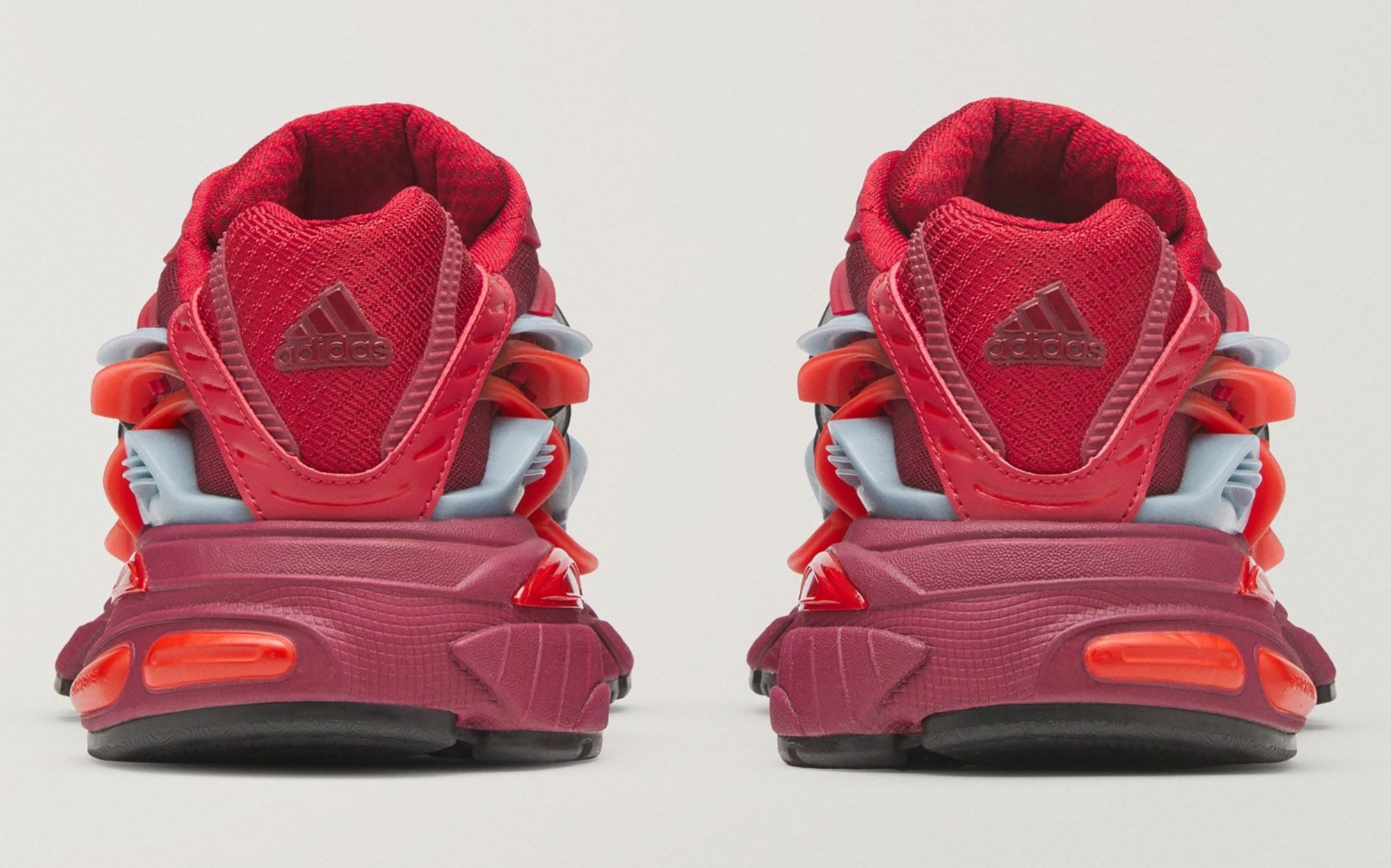 Pharrell x VIRGINIA Adistar Jellyfish "Red" (SKU: KK0633). Photo via adidas.