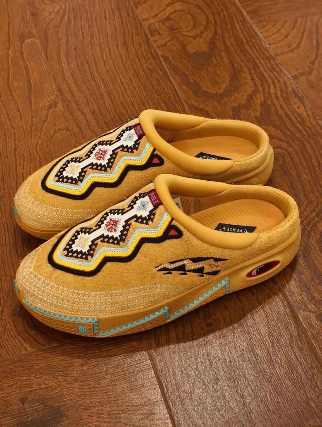 ANTA KAI 2 slip-on mule in neutral colorway, Kyrie Irving signature lifestyle model