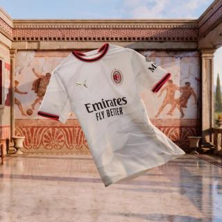 AC Milan 26/27 Away Authentic Short-Sleeve Jersey (SKU: 784129-02). Photo via AC Milan.