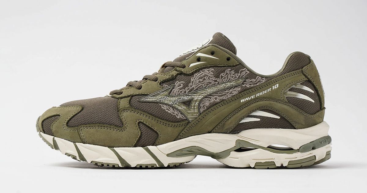 Maharishi x Mizuno Wave Rider 10 “Fire Phoenix” Releases March 17 