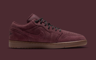 Men's Air Jordan 1 Low "Dark Team Red/Gum Brown" (SKU: IO2047-600). Photo via Nike.