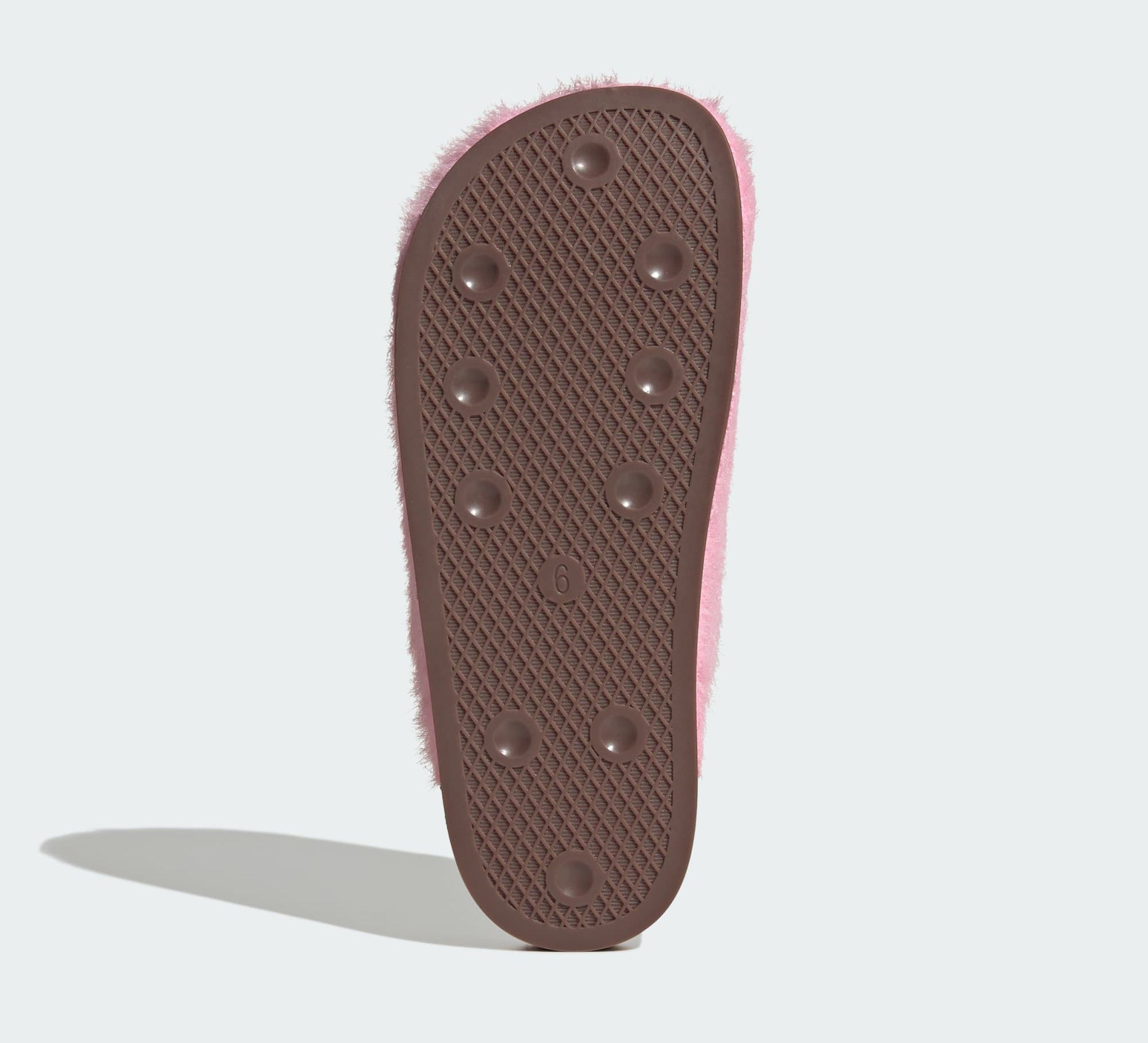 Women's adidas ADIMULE Slide "Light Pink" (SKU: HQ5453). Photo via adidas.