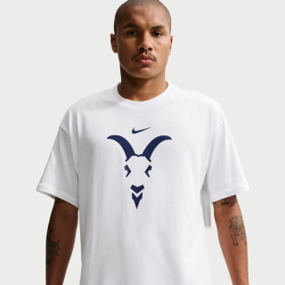 Chivas de Guadalajara Nike "Goat" Graphic T-Shirt in a "White" color scheme.