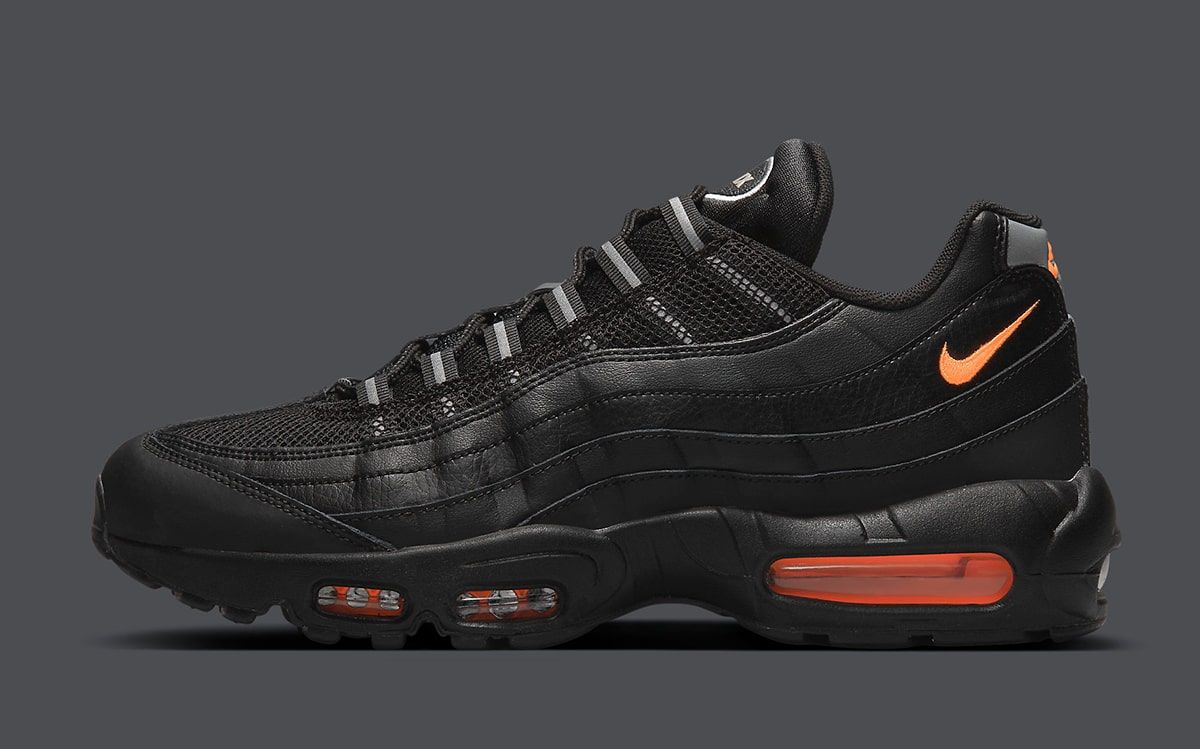 Available Now Air Max 95 in Black and Orange House of Heat