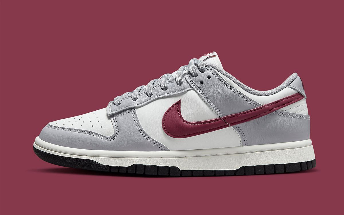 The Nike Dunk Low Gears Up in Grey and Red for Fall | House of 