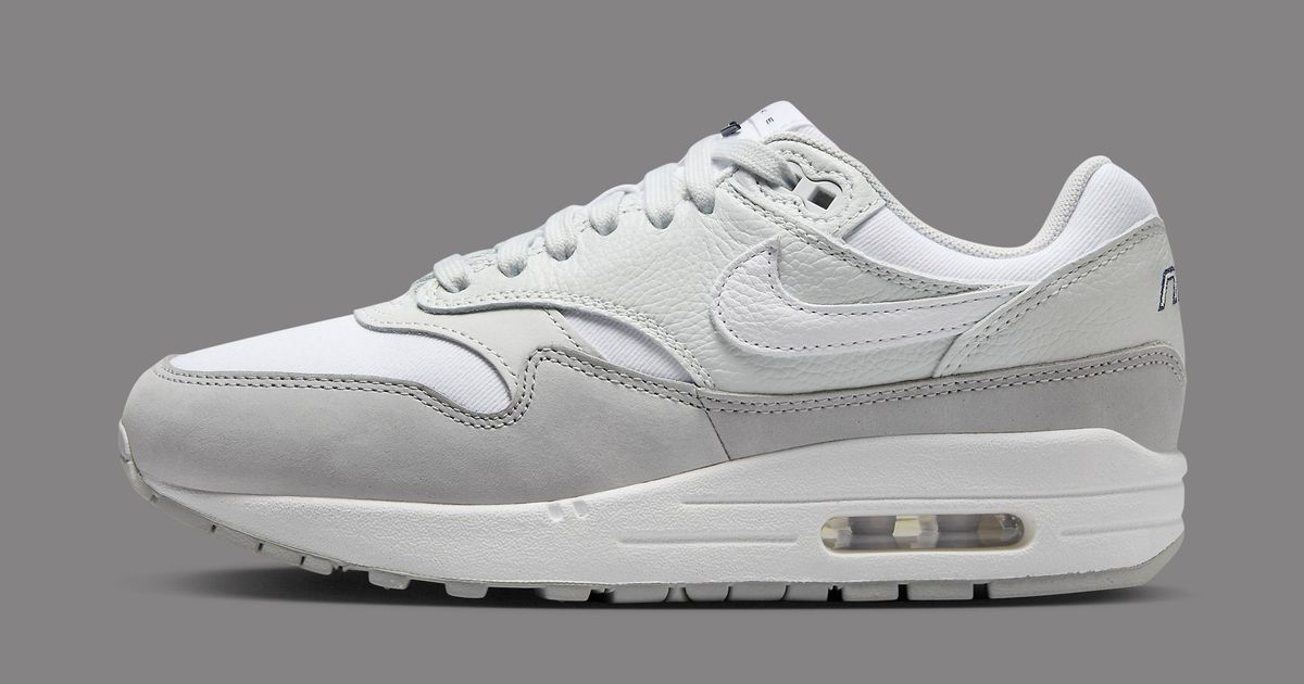 This Greyscale Nike Air Max 1 is Constructed in Canvas | House of Heat°