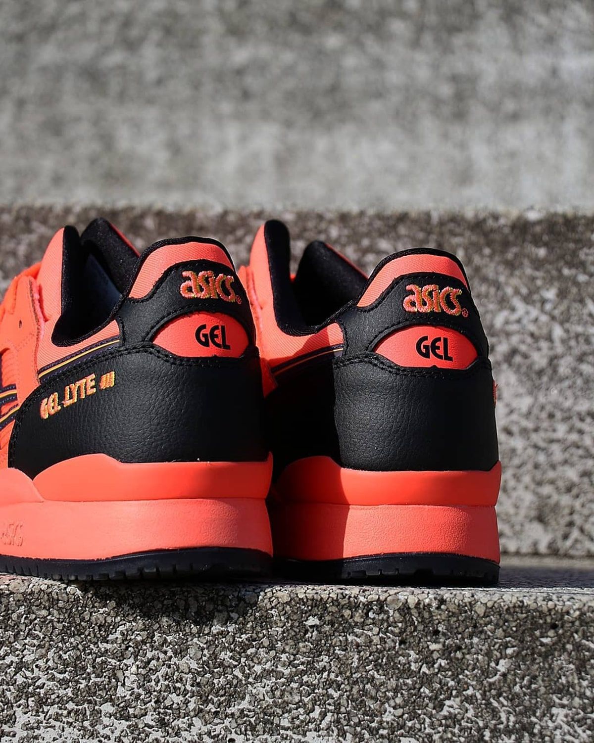 asics gel lyte 3 sunrise red