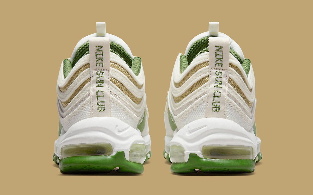 A Second Air Max 97 “Sun Club” Surfaces in White, Green and Gold