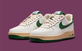 Nike Womens Air Force 1 07 LV8 (DZ4764-133) Sail/Gorge Green / 7