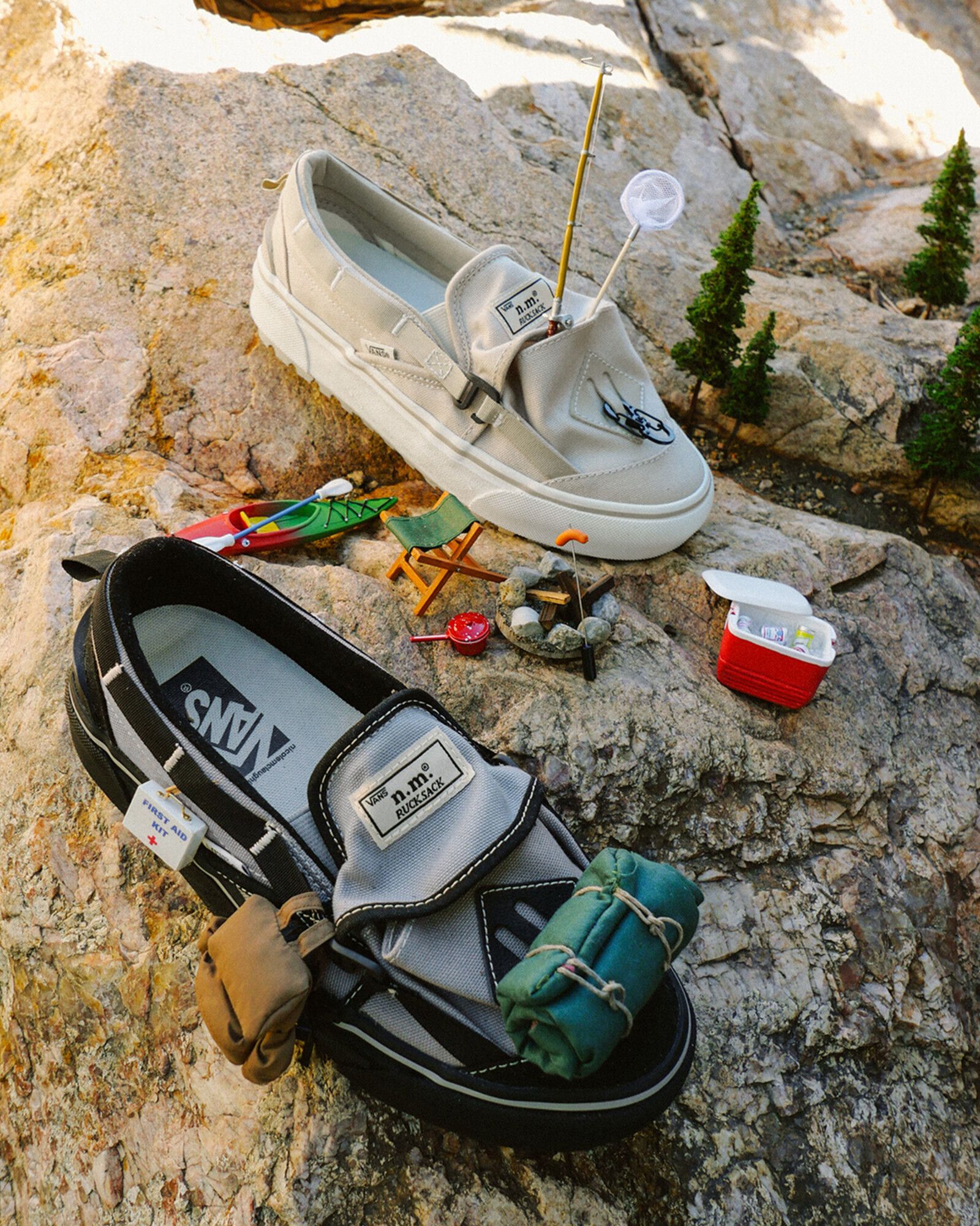 VANS キャップ 2個セット レッド/イエロー VANS キャップ 2個セット レッド/イエロー