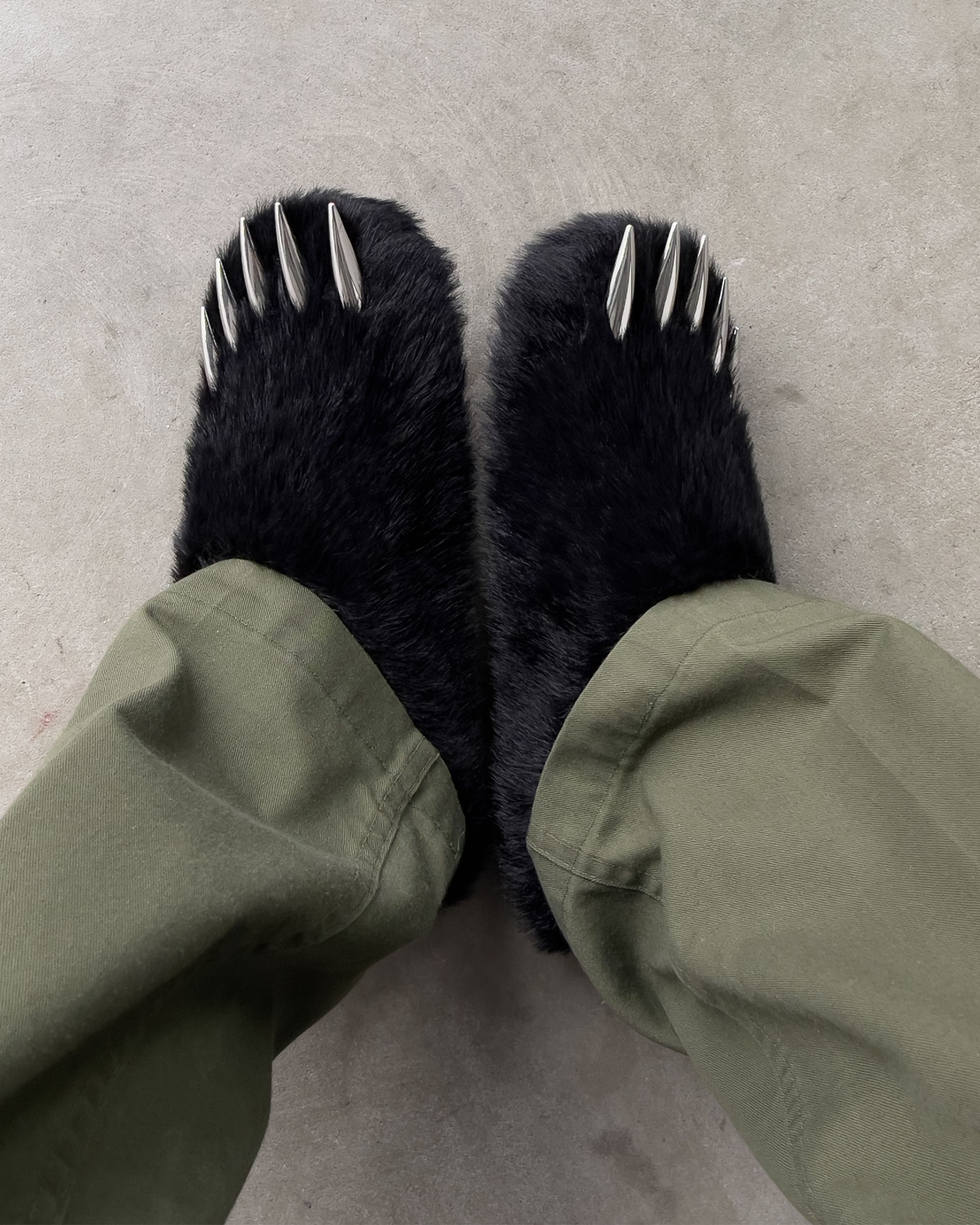 靴 BRAVEST STUDIOS BLACK BEAR CLAW MULE Bravest Studios Bear Claw Mule Black Men's - Sneakers - US