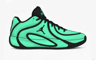 Speculative mock-up of the Jordan Tatum 4 "Green Glow."