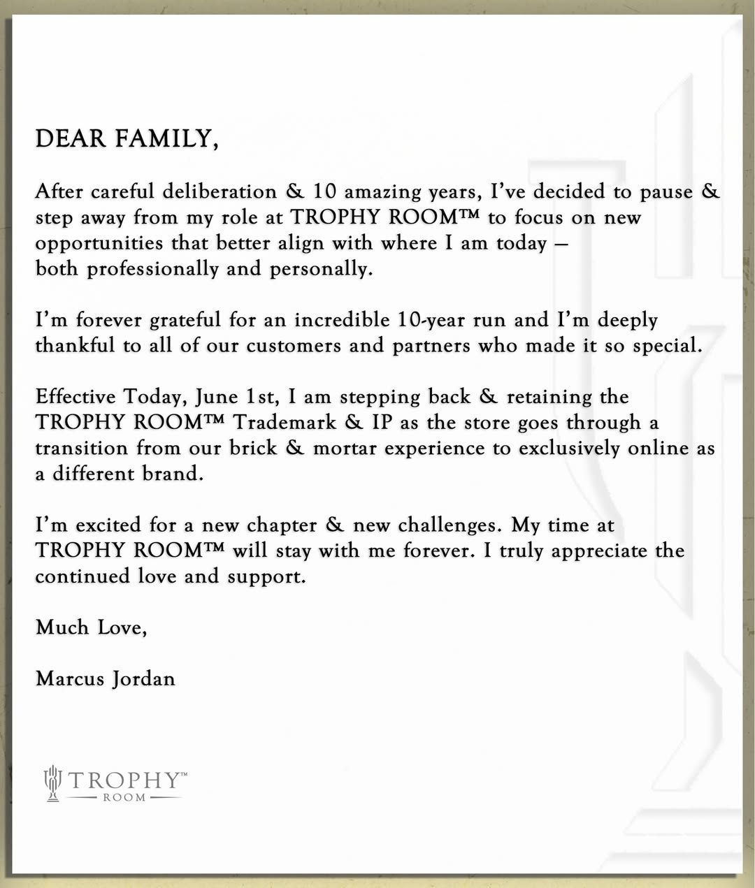 Marcus Jordan Statement.