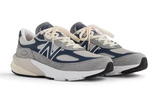 The New Balance 990v6 Appears in Grey and Navy