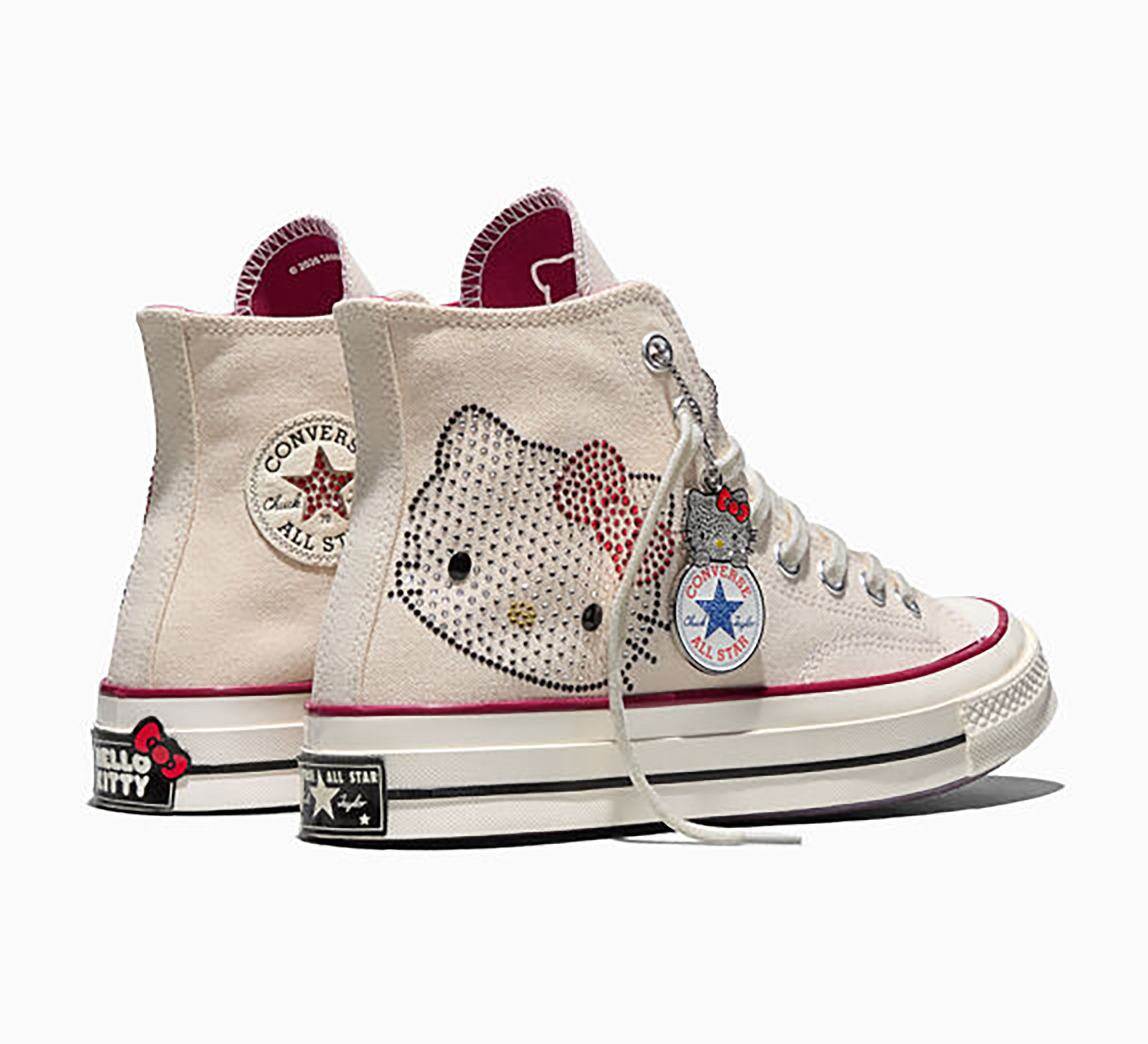 Swarovski® x Hello Kitty® Converse Chuck 70 collaboration.