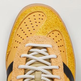 Bad Bunny x adidas Gazelle Indoor "Solar Gold" (SKU: KI2592). Photo via adidas.