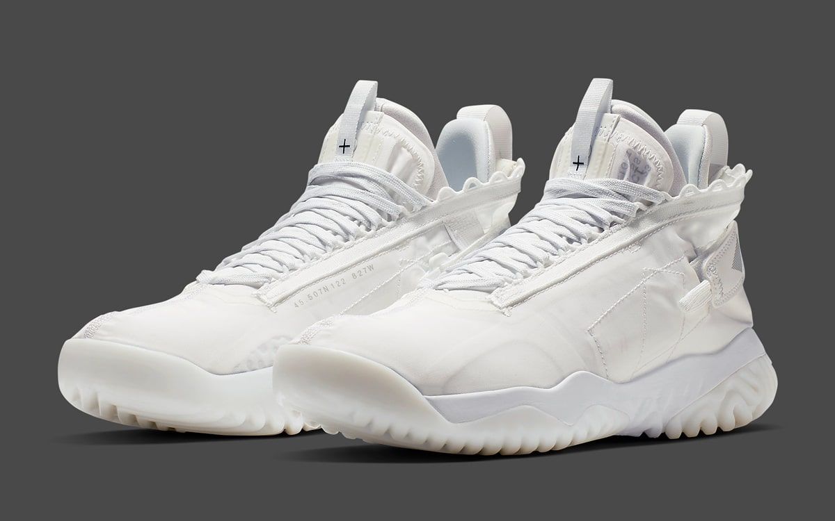 The Jordan Protro React Surfaces in Triple White House of Heat